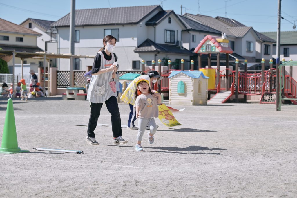 元気いっぱい　外遊び