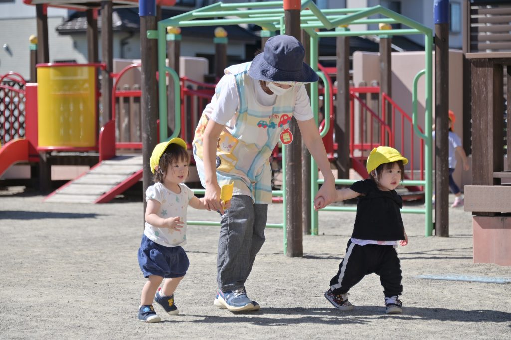 元気いっぱい　外遊び